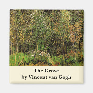 Imán El bosque por Vincent van Gogh