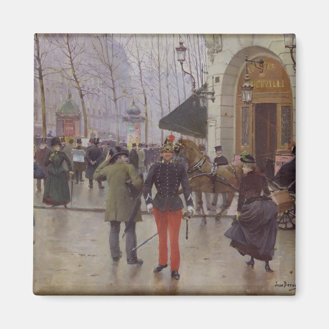 Imán El Boulevard des Capucines (Frente)