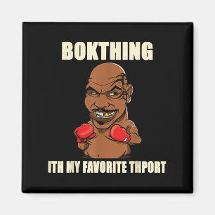 Imán El Boxeo Es Mi Favorito Sport_ Funny Cita Gráfico 