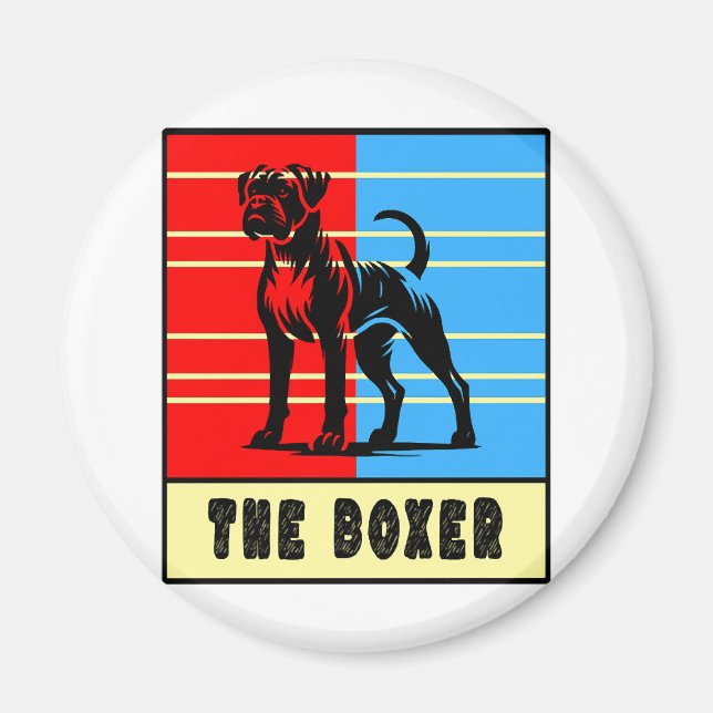 Imán El Boxer - Perro Fuerte (Frente)