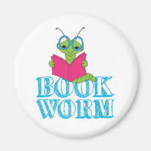 Imán El brillante libro verde del Personalizado Bookwor