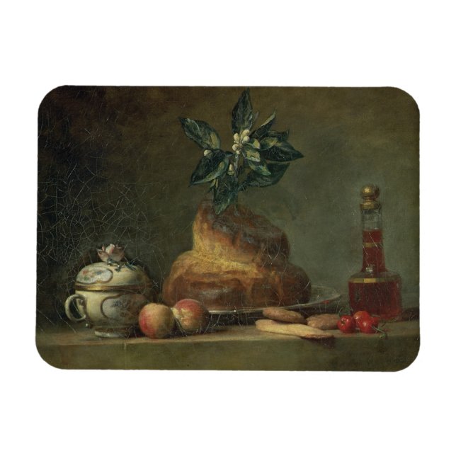 Imán El Brioche o el postre, 1763 (aceite de lienzo) (Horizontal)