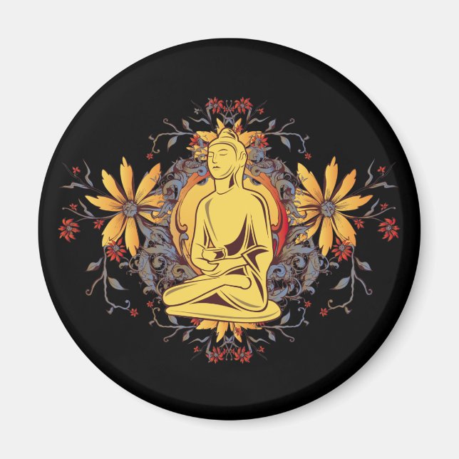 Imán El Buda de la Medicina en la Meditación (Frente)