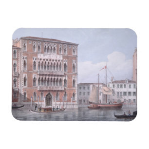 Imán El Ca Foscari, Venecia, grabada por Brizeghel (li