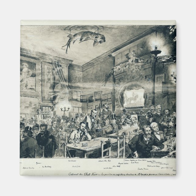 Imán El Cabaret du Chat Noir, 1886 (Frente)