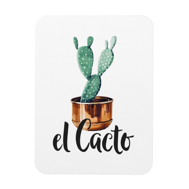 Imán El Cactus (Vertical)