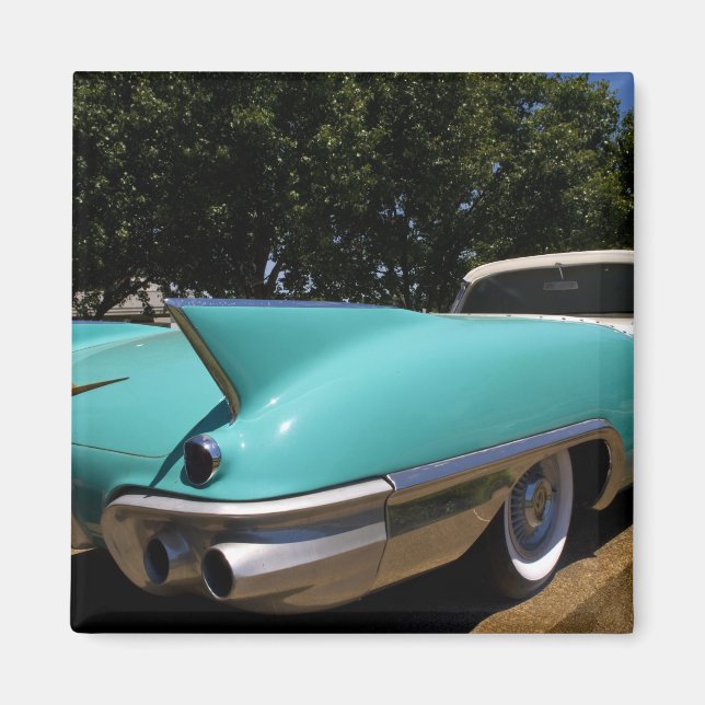 Imán El Cadillac convertible verde de Elvis Presley en (Frente)