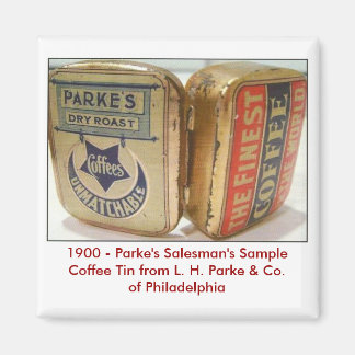 Imán El café de Parke Tin.