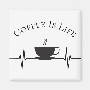 Imán El café divertido es novedad del latido del