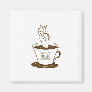 Imán El café es mi lenguaje de amor