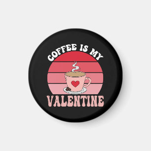 Imán El Café Es Mi San Valentín