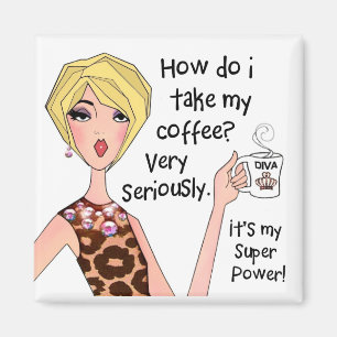 Imán ¡El café es mi Super Poder!