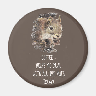 Imán El café me ayuda a lidiar con toda la ardilla de l