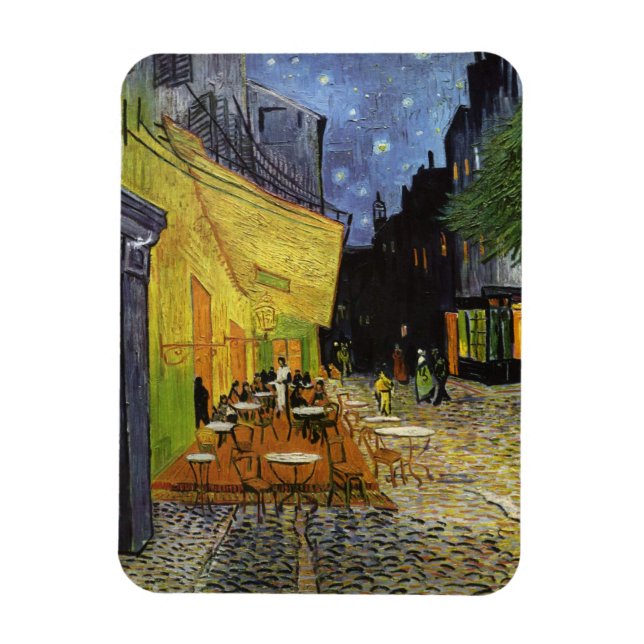 Imán El café nocturno de Van Gogh (Vertical)