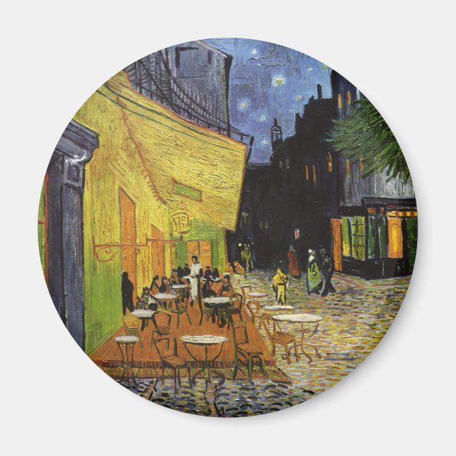 Imán El café nocturno de Van Gogh (Frente)