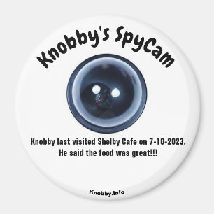 Imán El café SpyCam Shelby de Knobby