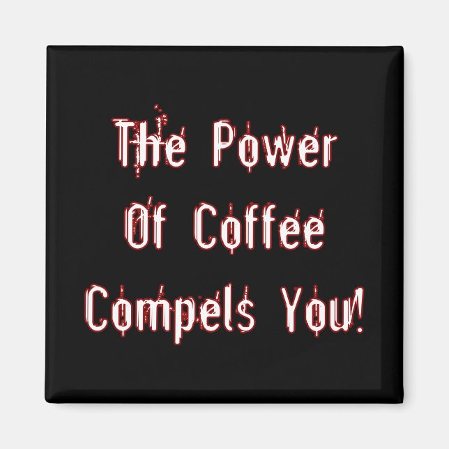 Imán El café te hace blanco (Frente)