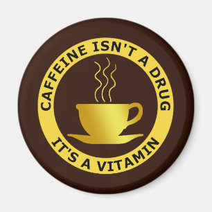 Imán El CAFEÍNA NO ES UNA DROGA, ÉL es UNA VITAMINA