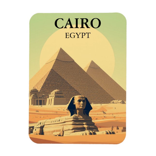 Imán El Cairo Egipto Pirámides y Esfinge Viajes (Vertical)