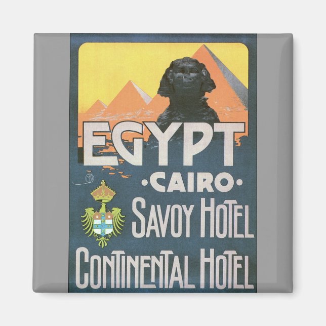 Imán El Cairo Egipto - Viajes de época poster arte (Frente)