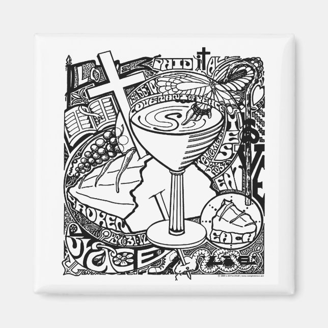 Imán 'El cáliz' (Frente)