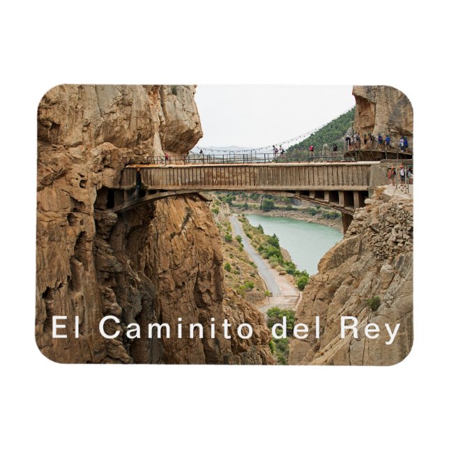 Imán El Caminito del Rey. Ver 2 Puente sobre el abismo. (Horizontal)