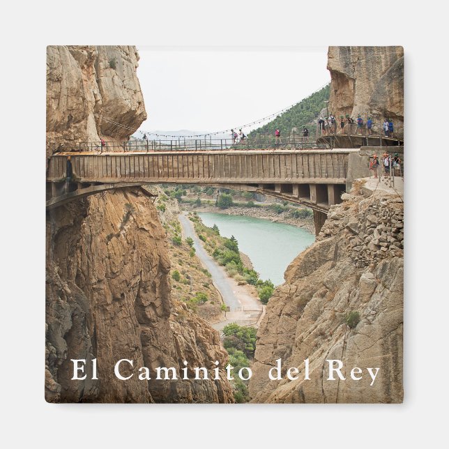 Imán El Caminito del Rey. Vista 2 (Frente)