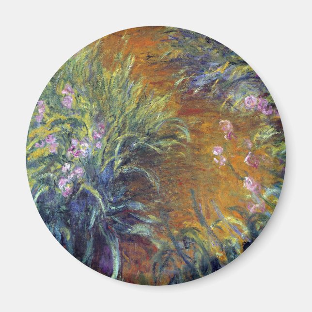 Imán El camino a través de los iris de Claude Monet (Frente)