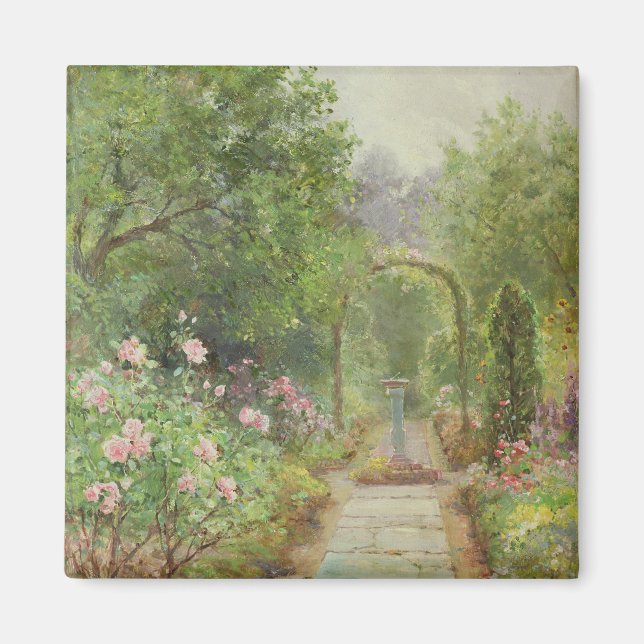 Imán El camino del jardín (Frente)