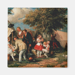 Imán El campo de los acróbatas, plumones de Epsom