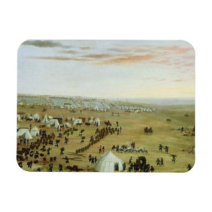 Imán El campo de Uruguaiana, Rio Grande, el Brasil,