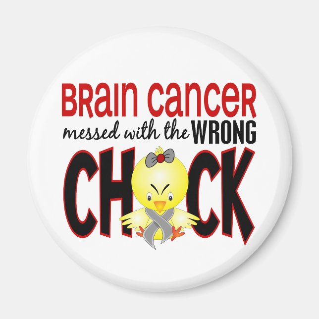 Imán El Cáncer De Cerebro Envuelto Con El Mal Chick (Frente)