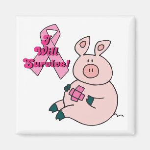 Imán el cáncer de mama sobrevivirá cerdo