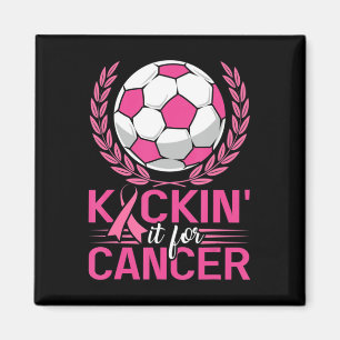 Imán El cáncer de pecho de cinta rosada para el fútbol