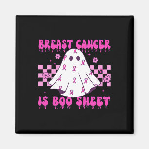 Imán El cáncer es una hoja de Boo Halloween