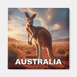 Imán El canguro en Australia