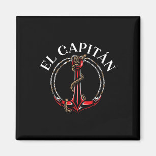 Imán El Capitán Ancla Barco Capitán de barco Marinero