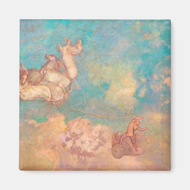 Imán El Carro De Apolo De 1905 Por Odilon Redon (Frente)