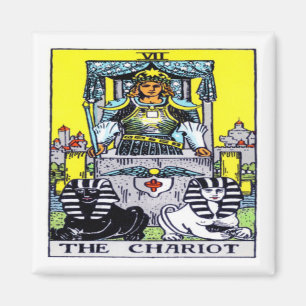 Imán El carro Tarot