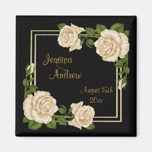 Imán El casarse de marfil de la esquina elegante