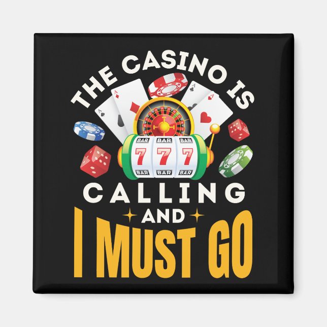 Imán El Casino está llamando y debo ir a apostar (Frente)