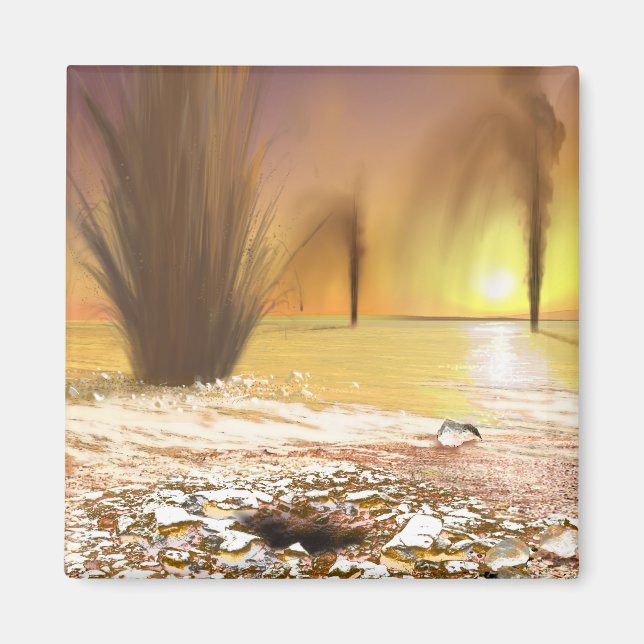 Imán El casquete polar del sur de Marte (Frente)