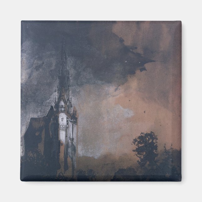 Imán El castillo a la luz de la luna (Frente)