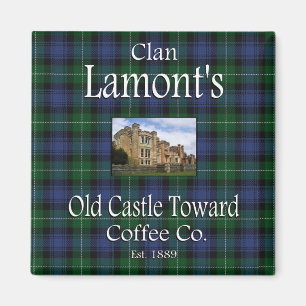 Imán El Castillo Antiguo de Clan Lamont hacia el Café C