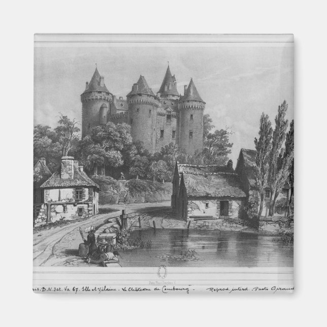 Imán El castillo de Combourg (Frente)