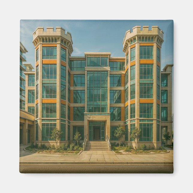 Imán El Castillo de la Ciudadela de Cristal (Frente)