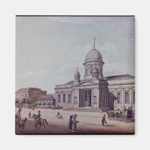 Imán El castillo y la iglesia de la catedral, Berlín