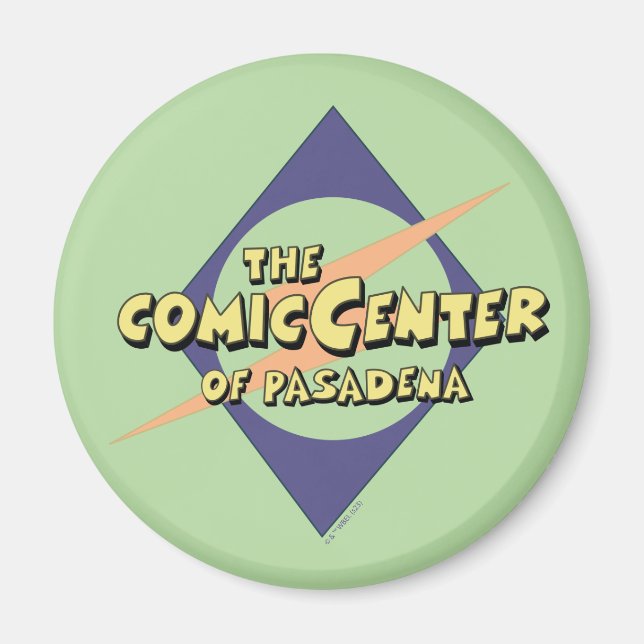Imán El Centro de Cómics de Pasadena (Frente)