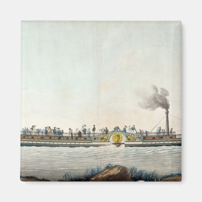 Imán El Charles-Philippe, el primer barco de vapor (Frente)