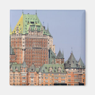 Imán El Chateau Frontenac en Quebec City, Canadá.